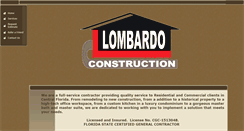Desktop Screenshot of lombardoconstruction.net
